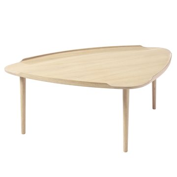 Aakjaer Furniture Sofabord NO.55 Small i hvidolieret eg.